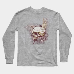 Aztec Zombie Skull Warrior Long Sleeve T-Shirt